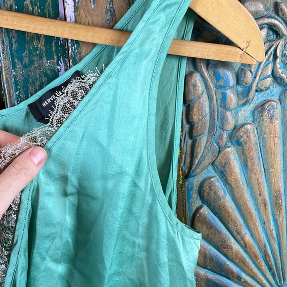 Herve Leger silk crossover lace blouse - Picture 6 of 9